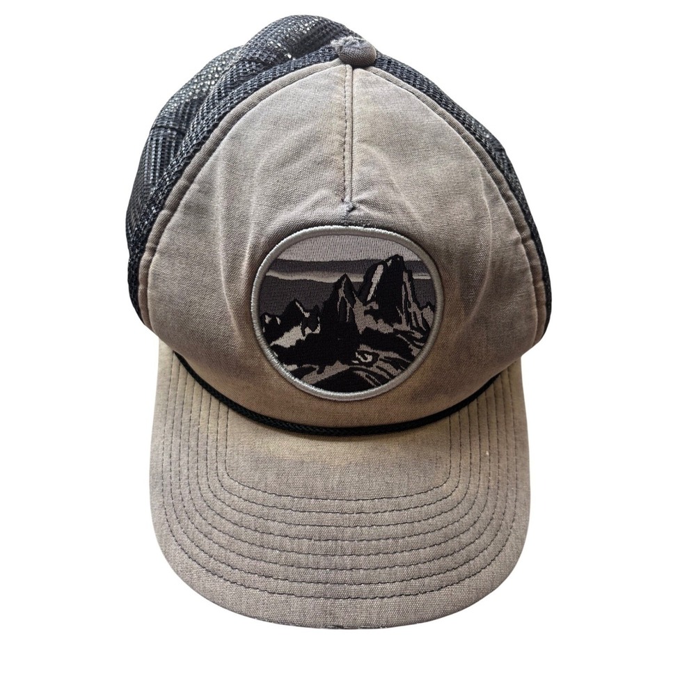 Patagonia Fitz Roy Mountain Patch Trucker Hat Mesh Snapback Cap Gorpcore Fishing
